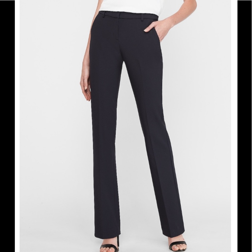 Express Mid Rise Barely Boot Columnist Dress Pants - image 7